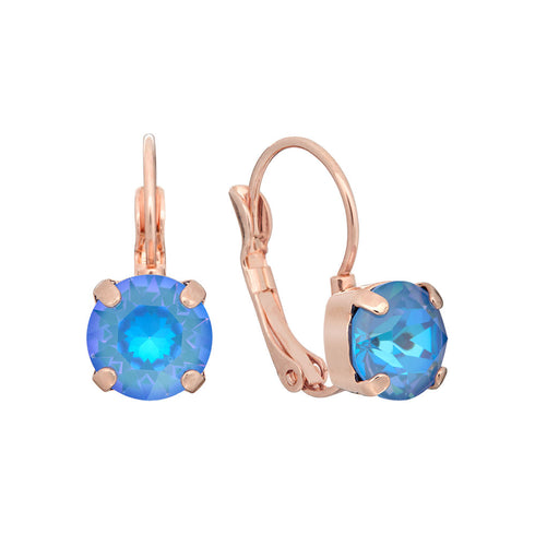 Серьги "Krāšņums II (Ocean DeLite)" с кристаллами Swarovski™